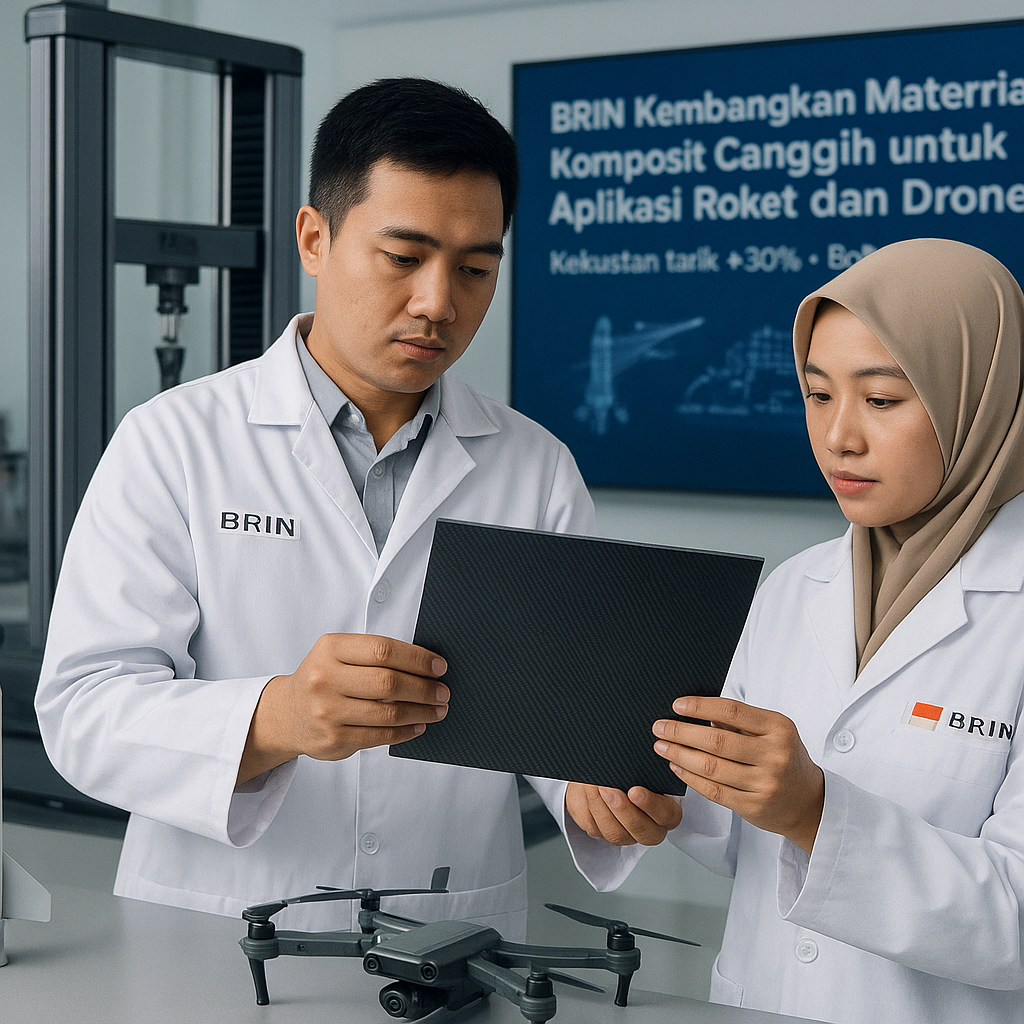 BRIN Kembangkan Material Komposit Canggih untuk Aplikasi Roket dan Drone
