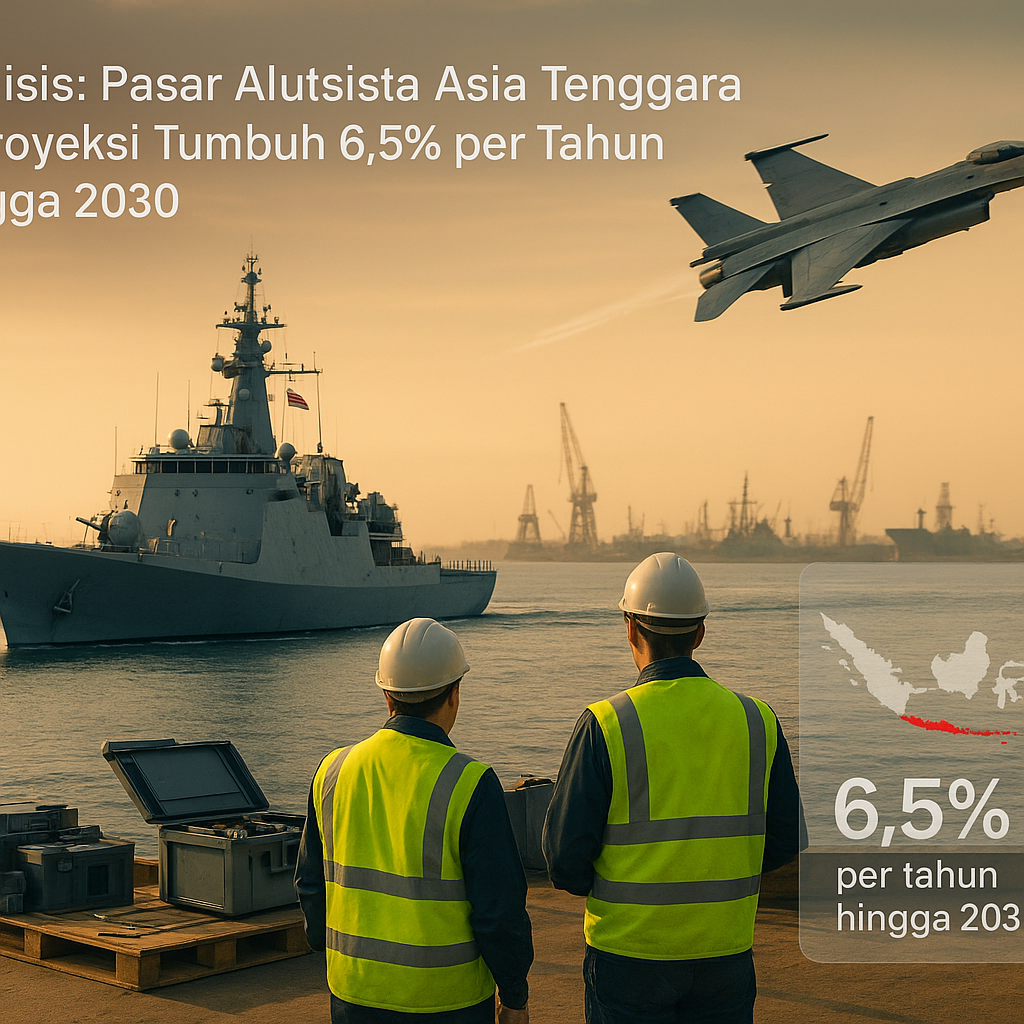 Analisis: Pasar Alutsista Asia Tenggara Diproyeksi Tumbuh 6.5% per Tahun hingga 2030