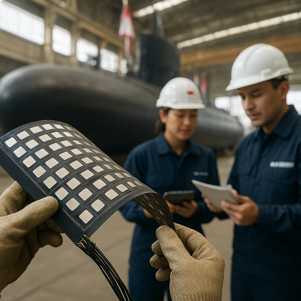 Len Industri Kembangkan Sistem Sonar Array Fleksibel untuk Kapal Selam