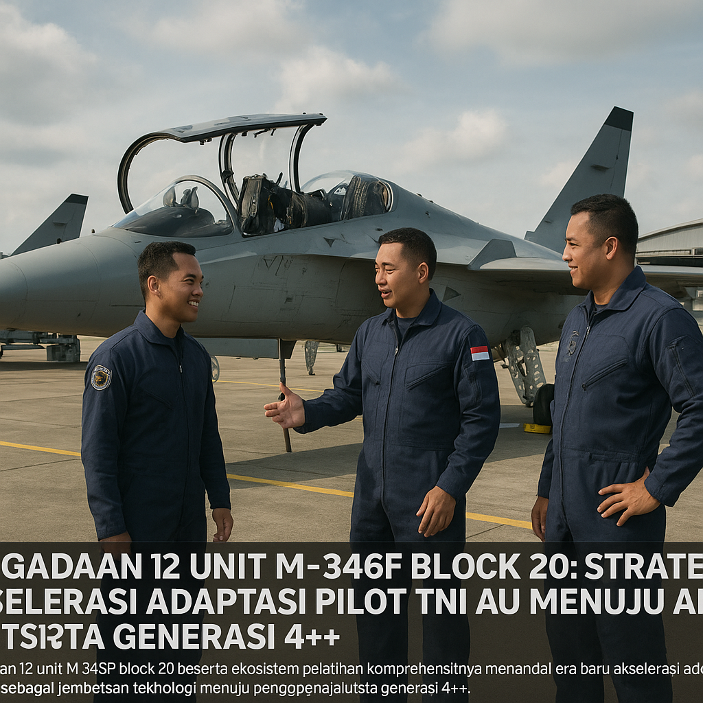 Pengadaan 12 Unit M-346F Block 20: Strategi Akselerasi Adaptasi Pilot TNI AU Menuju Alutsista Generasi 4++