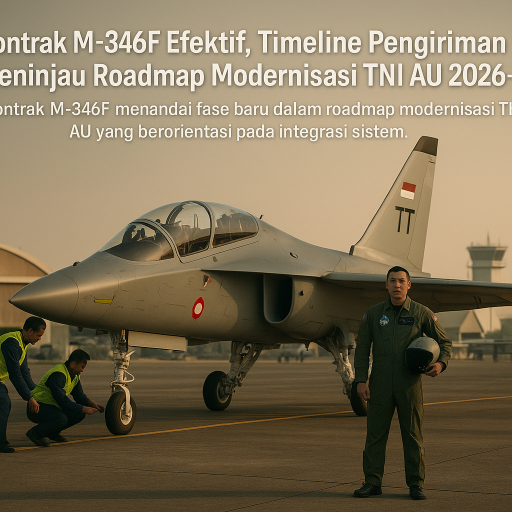 Kontrak M-346F Efektif, Timeline Pengiriman 2030: Meninjau Roadmap Modernisasi TNI AU 2026-2035