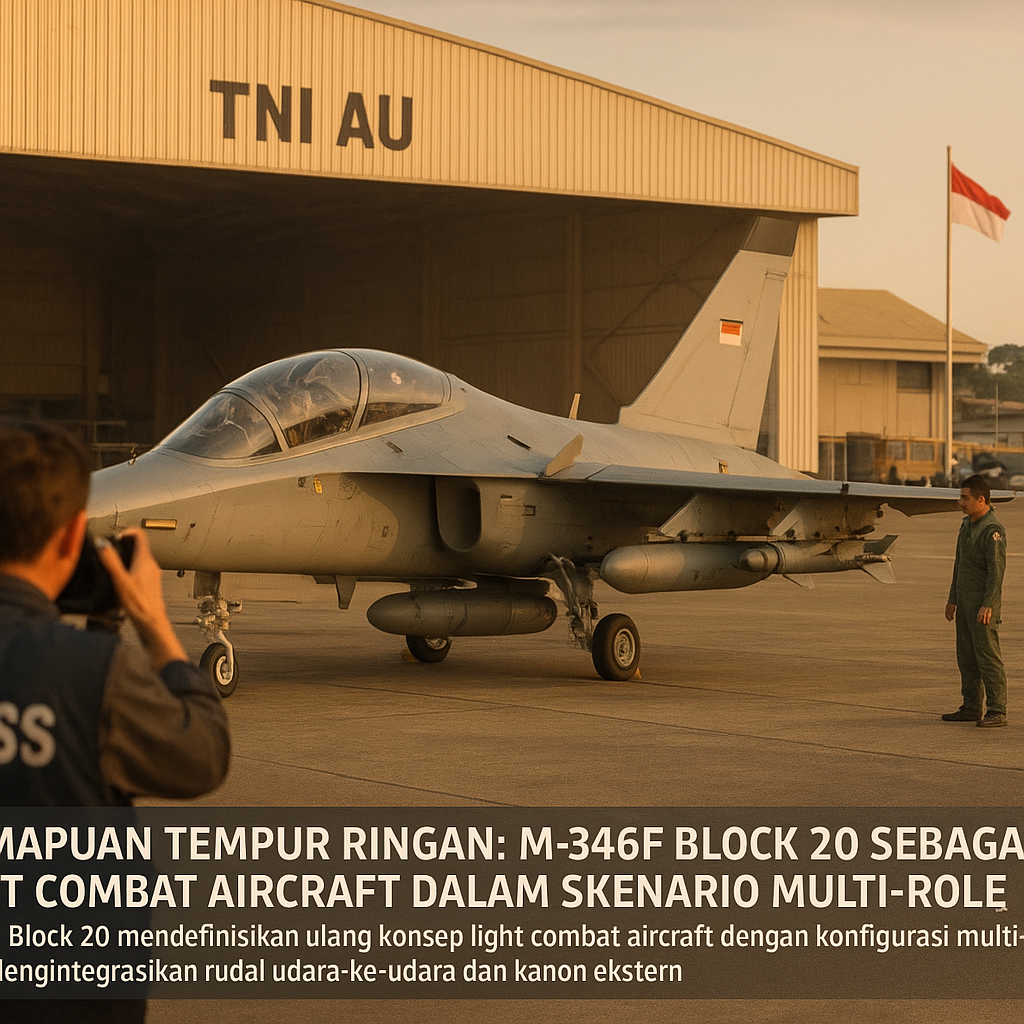 Kemampuan Tempur Ringan: M-346F Block 20 Sebagai Light Combat Aircraft dalam Skenario Multi-Role