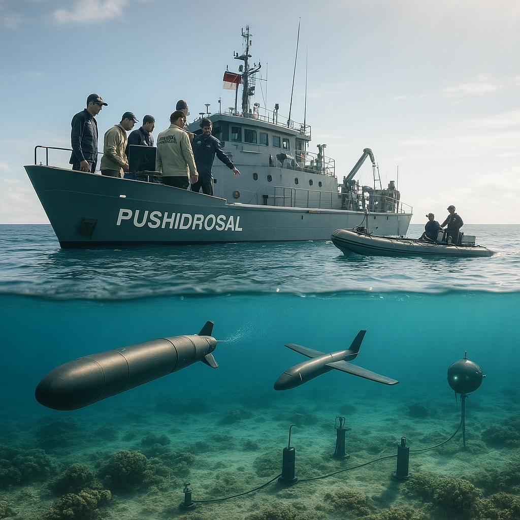 PUSHIDROSAL Kembangkan Sistem Penginderaan Bawah Laut Autonomous untuk Pengawasan Alur Laut Kepulauan
