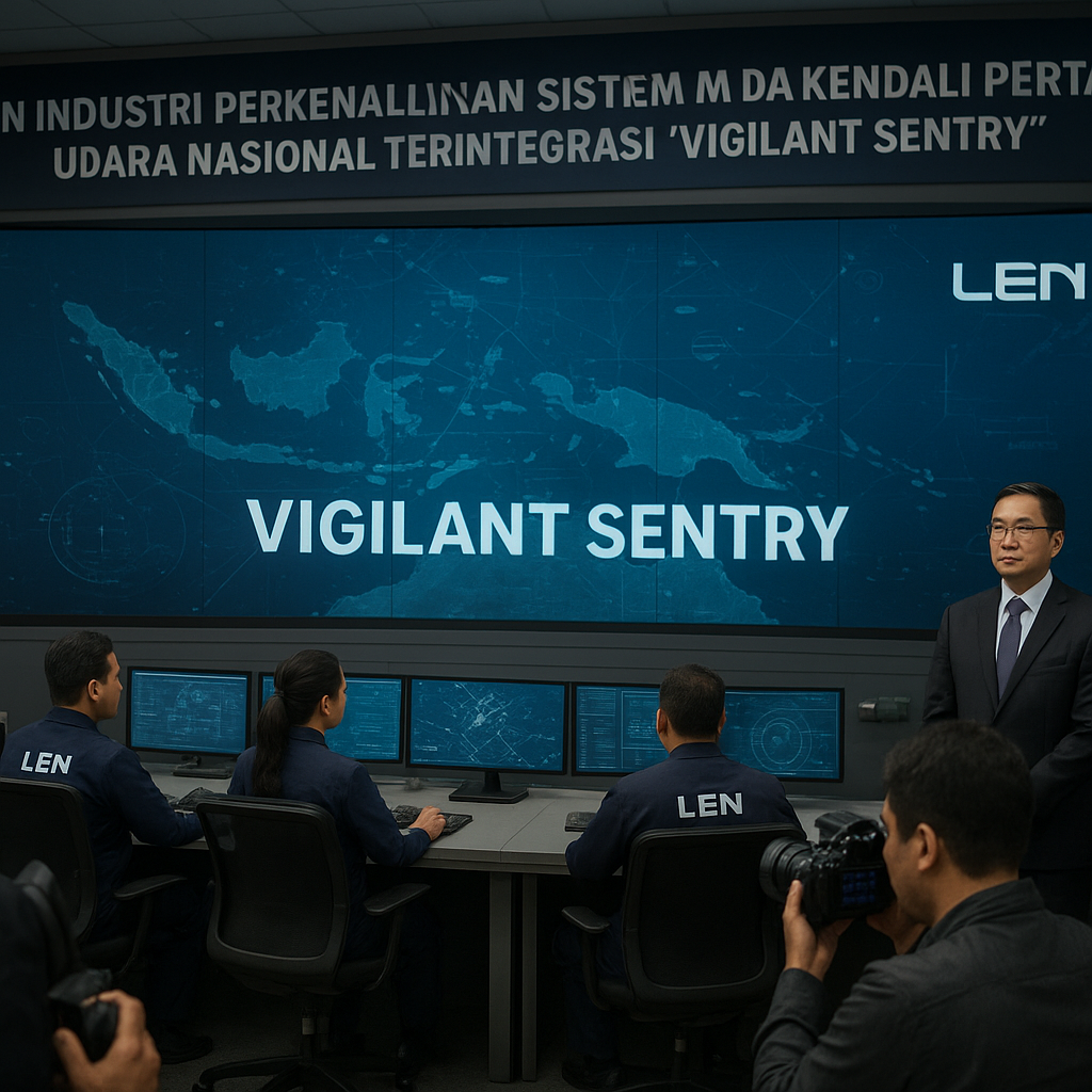 LEN Industri Perkenalkan Sistem Komando Kendali Pertahanan Udara Nasional Terintegrasi "Vigilant Sentry"