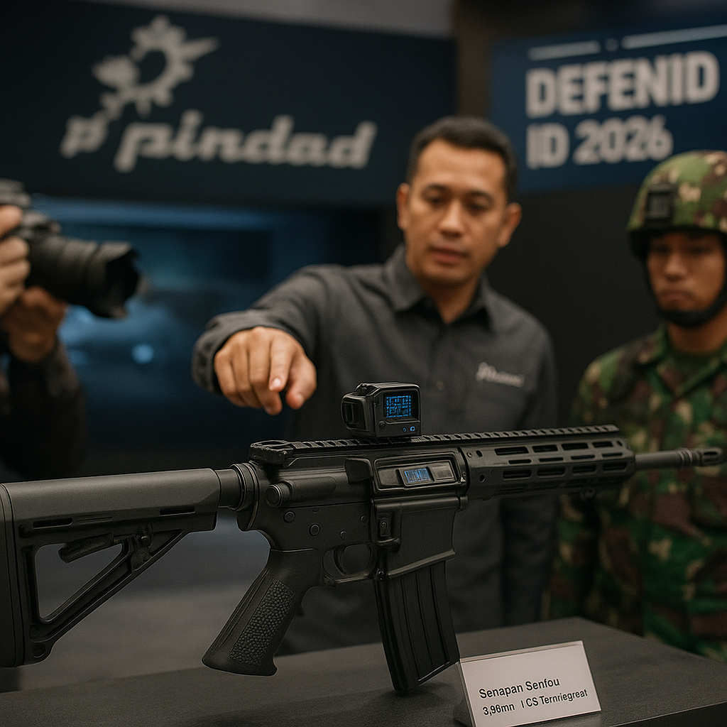 Defend ID 2026: PT Pindad Perkenalkan Senapan Serbu Assault Rifle 5.56mm Generasi Terbaru dengan Fire Control Terintegrasi