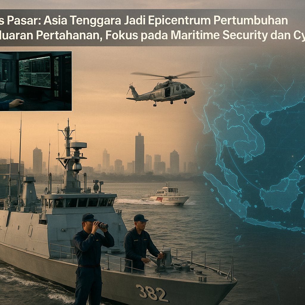 Analisis Pasar: Asia Tenggara Jadi Epicentrum Pertumbuhan Pengeluaran Pertahanan, Fokus pada Maritime Security dan Cyber