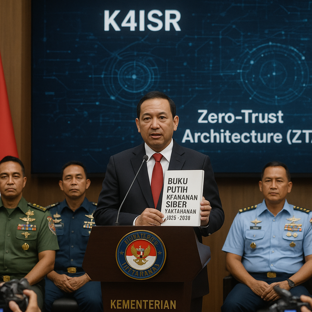 Kementerian Pertahanan Rilis Buku Putih Keamanan Siber: Integrasi Sistem Komando Jadi Prioritas