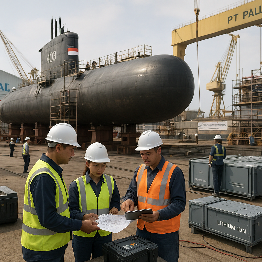 PT PAL Lakukan Pemeliharaan Docking Kapal Selam KRI Nagapasa, Siapkan Integrasi Teknologi Battery Lithium
