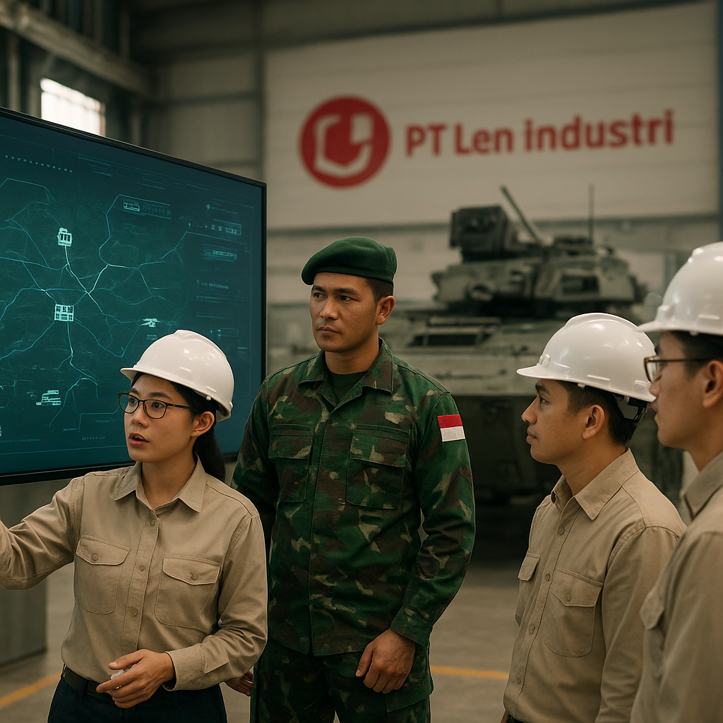 PT Len Industri Garap Sistem Manajemen Medan Tempur (BMS) Generasi 3 untuk Kendaraan Tempur Medium Nasional