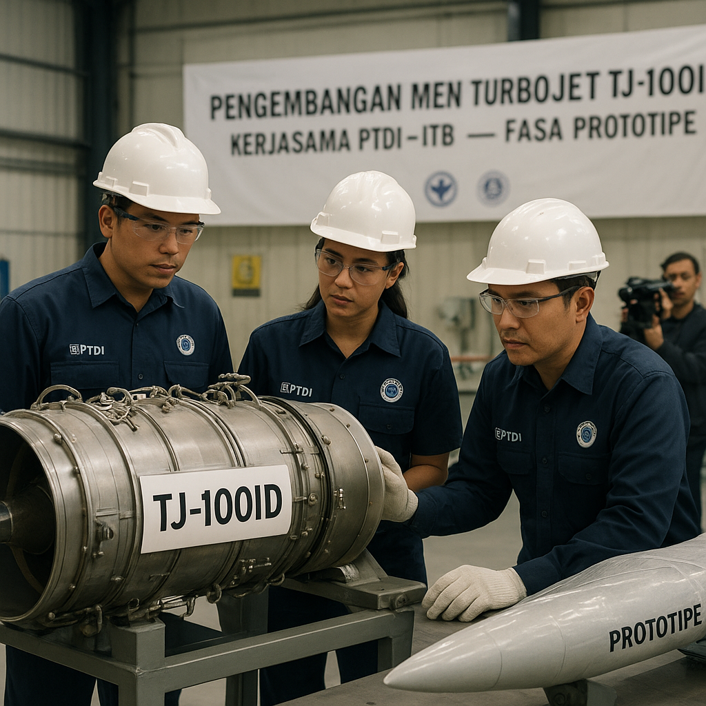 Pengembangan Mesin Turbojet Khusus untuk Loitering Munition, Kerjasama PTDI - ITB Masuki Fasa Prototipe