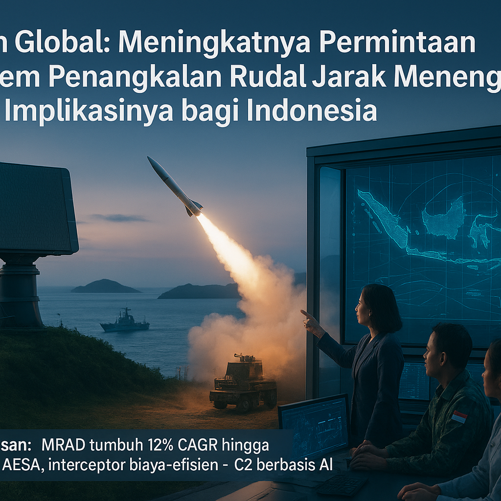 Tren Global: Meningkatnya Permintaan Sistem Penangkalan Rudal Jarak Menengah (Mid-Range Air Defense/MRAD) dan Implikasinya bagi Indonesia