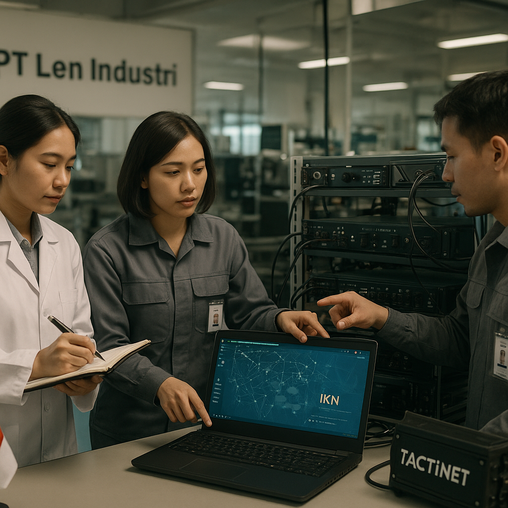 PT Len Industri Siapkan Produksi Sistem Komunikasi Tempur 'TactiNet' untuk Mendukung IKN