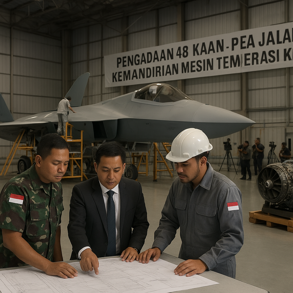Analisis Strategis: Pengadaan 48 KAAN dan Peta Jalan Kemandirian Mesin Tempur Generasi Kelima