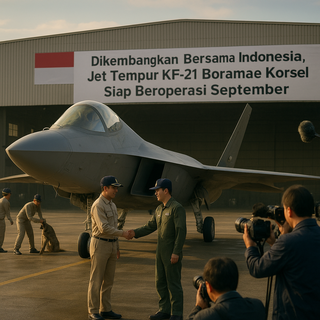 Dikembangkan Bersama Indonesia, Jet Tempur KF-21 Boramae Korsel Siap Beroperasi September