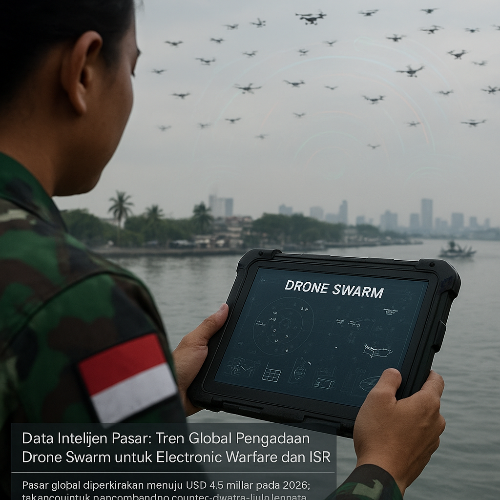 Data Intelijen Pasar: Tren Global Pengadaan Drone Swarm untuk Electronic Warfare dan ISR