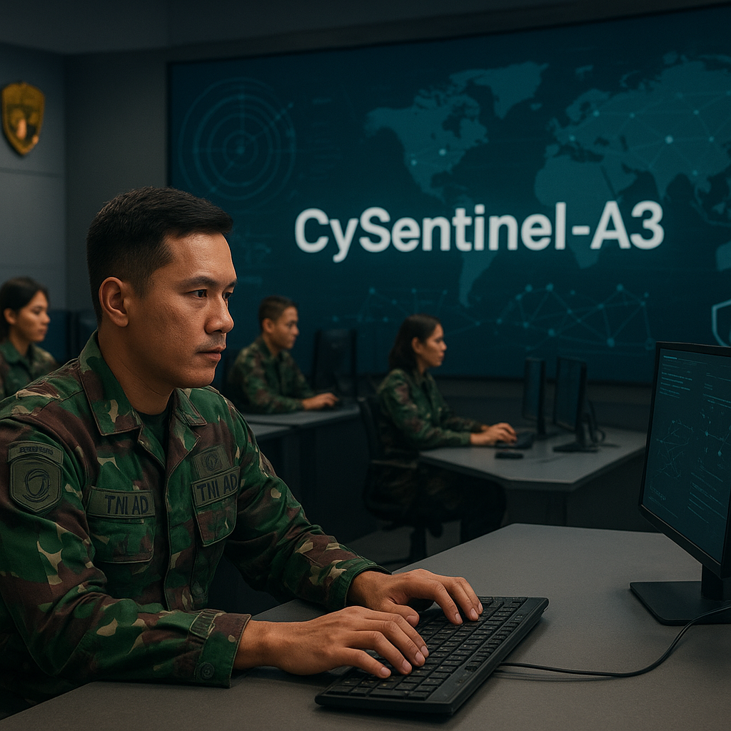 Pusat Siber TNI AD Integrasikan AI untuk Deteksi & Netralisasi Ancaman Terhadap Sistem Komando Kendali Rudal Pertahanan Udara
