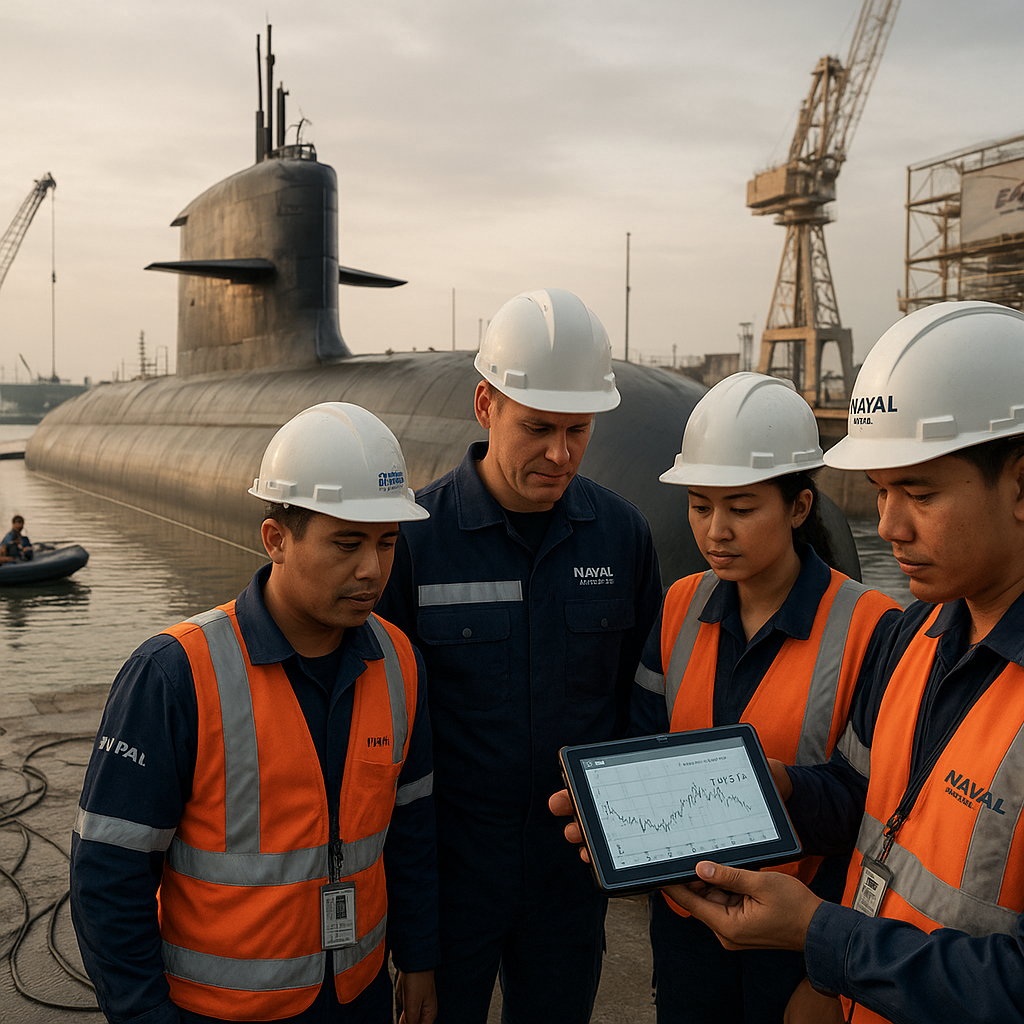 PT PAL Uji Coba Sistem Propulsi Listrik Terintegrasi (IPS) untuk Kapal Selam Scorpene Evolved
