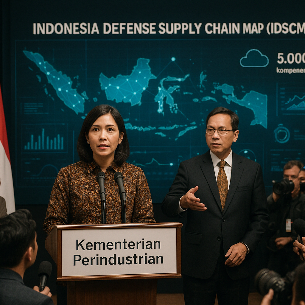 Kemenperin Luncurkan Platform Digital "Defense Supply Chain Map" untuk Pantau Ketersediaan Komponen Strategis Industri Pertahanan