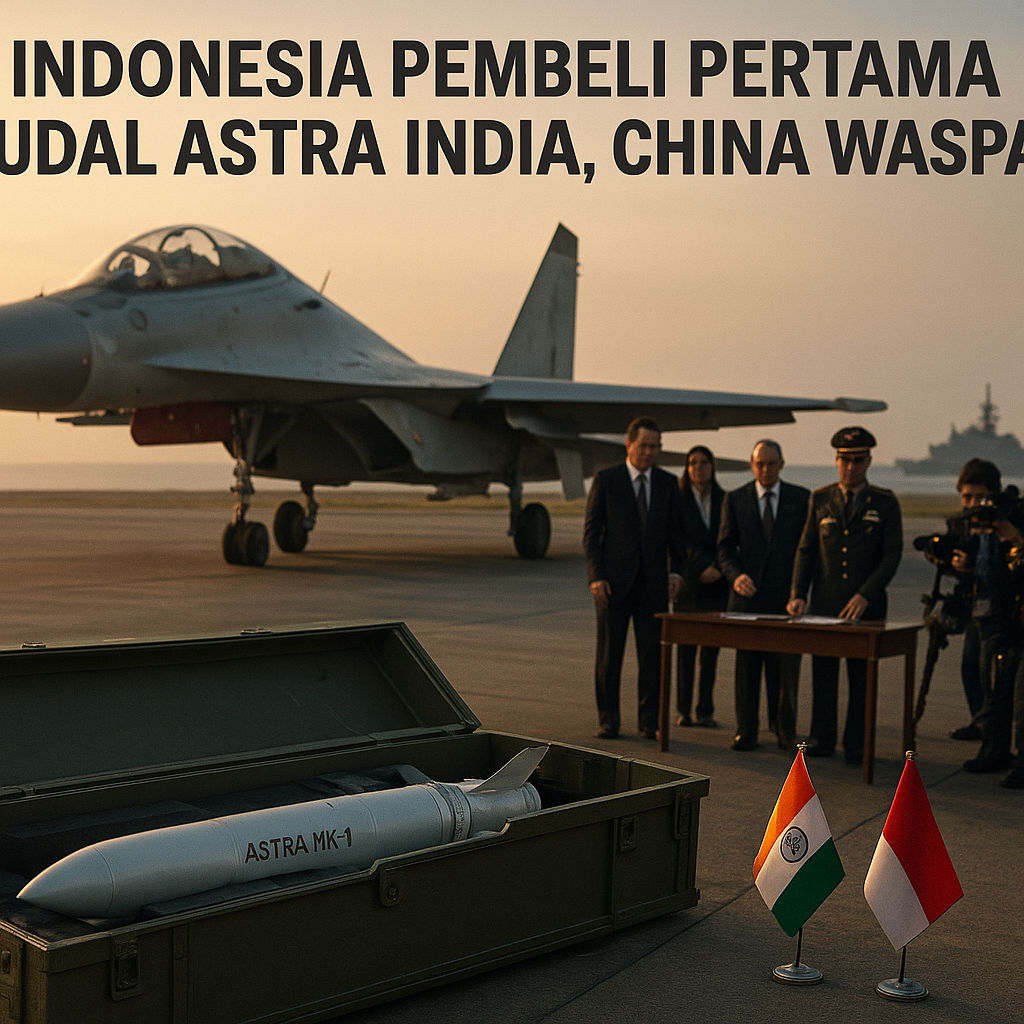 Indonesia Pembeli Pertama Rudal Astra India, China Waspada