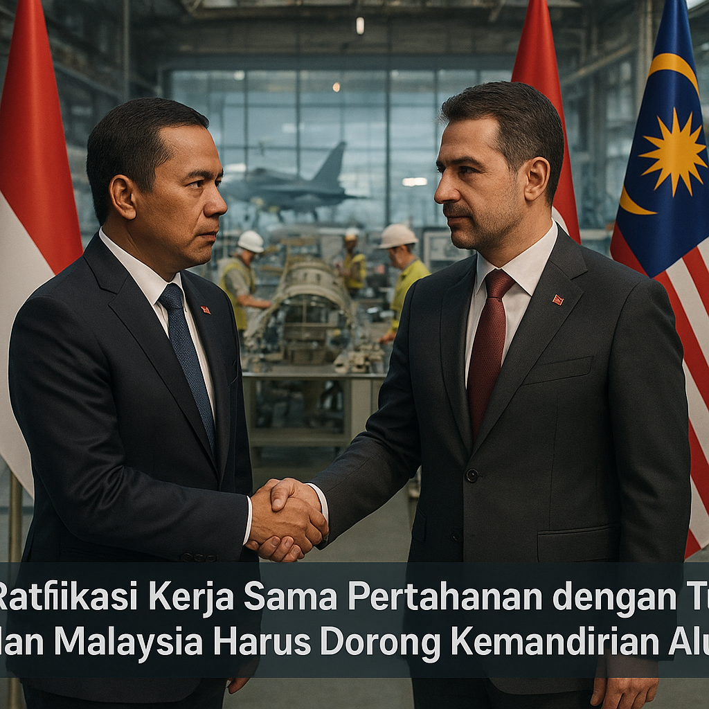 Ratifikasi Kerja Sama Pertahanan dengan Turki dan Malaysia Harus Dorong Kemandirian Alutsista
