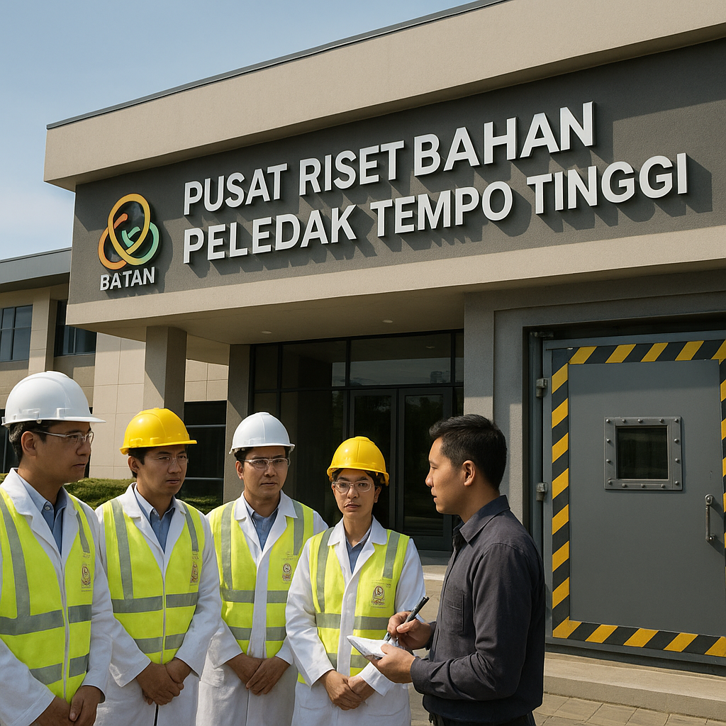 Pusat Riset Bahan Peledak Tempo Tinggi (High Explosive) Resmi Beroperasi di BATAN