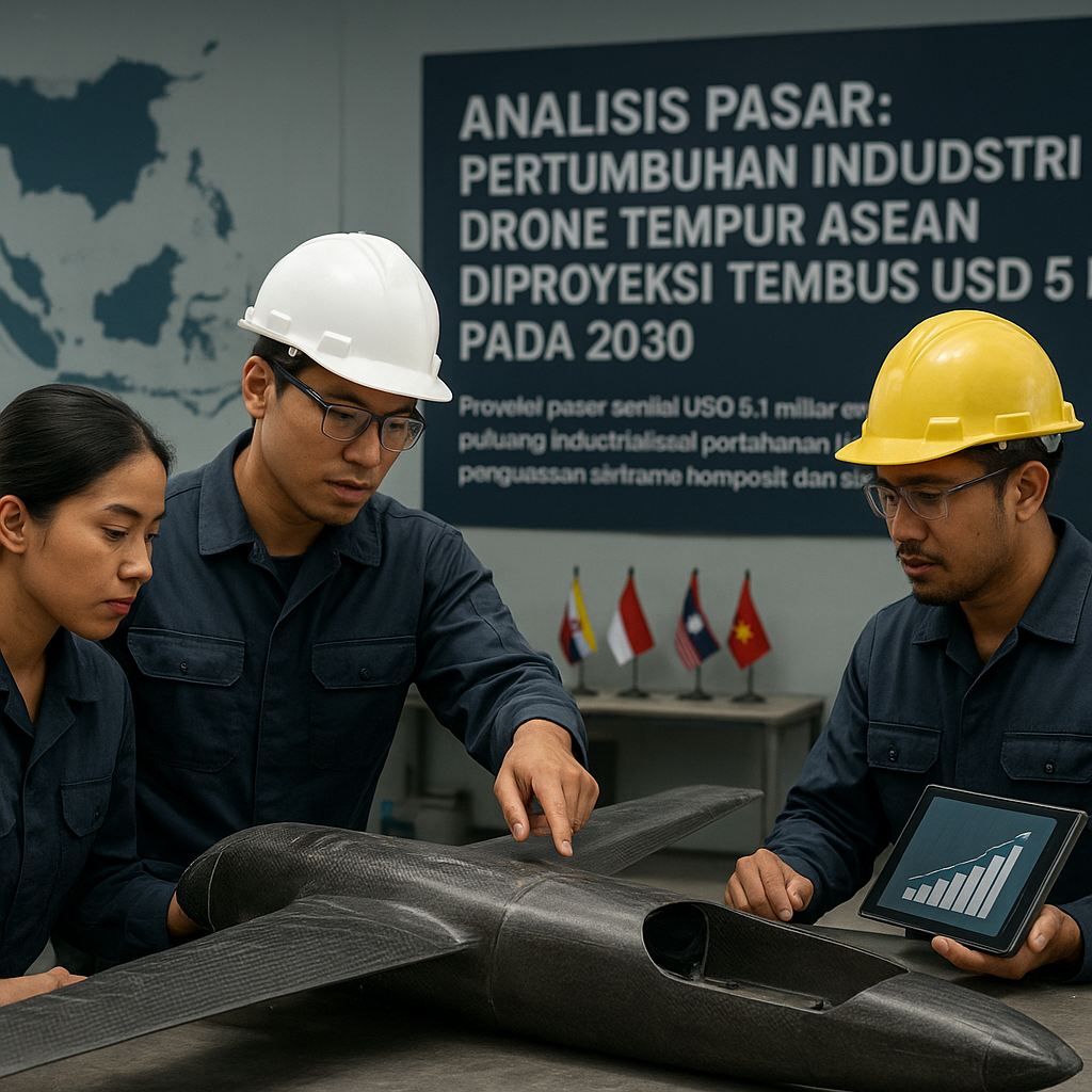 Analisis Pasar: Pertumbuhan Industri Drone Tempur ASEAN Diproyeksi Tembus USD 5 Miliar pada 2030