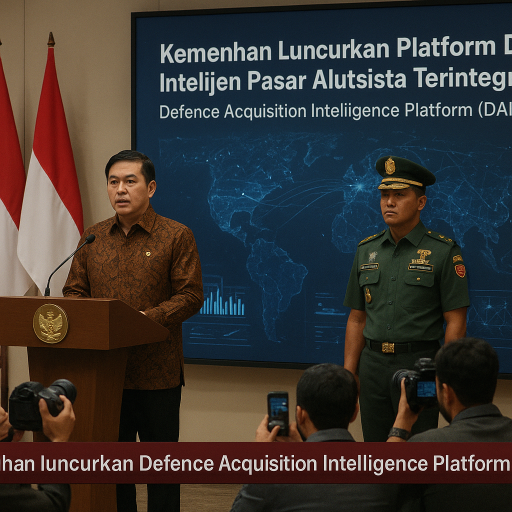 Kemenhan Luncurkan Platform Data Intelijen Pasar Alutsista Terintegrasi