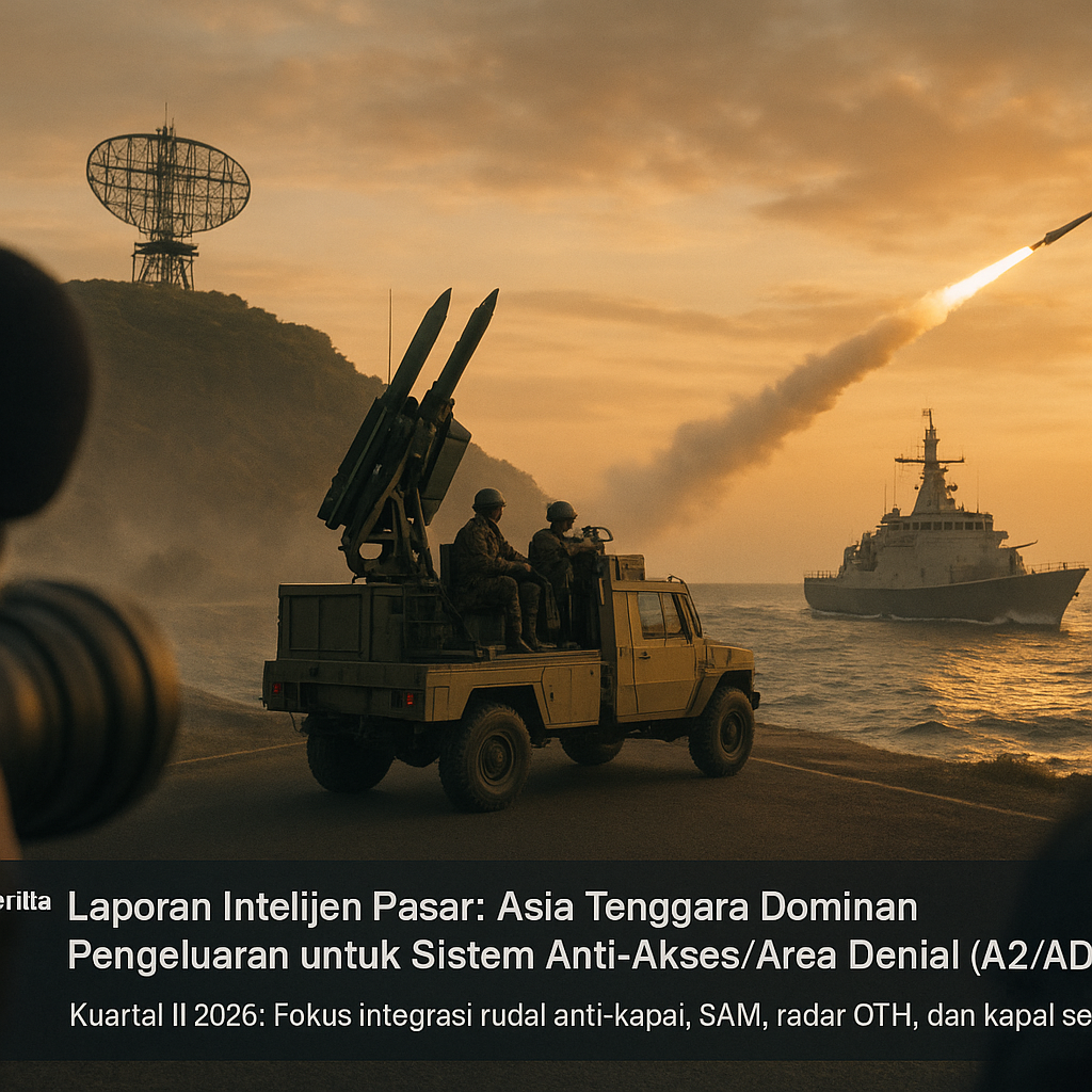 Laporan Intelijen Pasar: Asia Tenggara Dominan Pengeluaran untuk Sistem Anti-Akses/Area Denial (A2/AD)