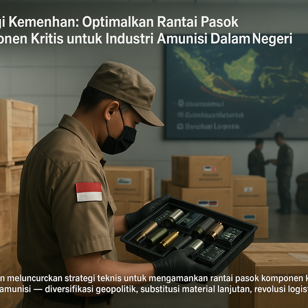 Strategi Kemenhan: Optimalkan Rantai Pasok Komponen Kritis untuk Industri Amunisi Dalam Negeri