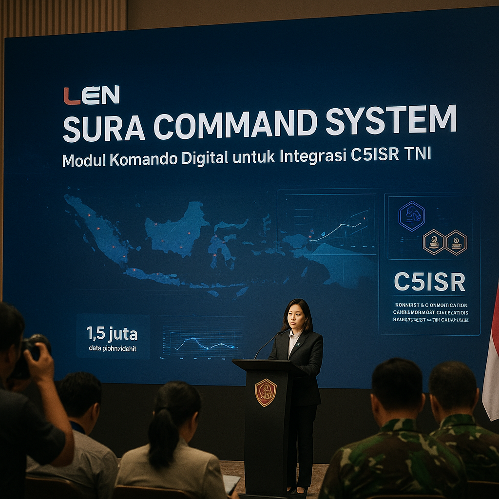 PT Len Industri Luncurkan Modul Komando Digital 'Sura' untuk Integrasi C5ISR TNI