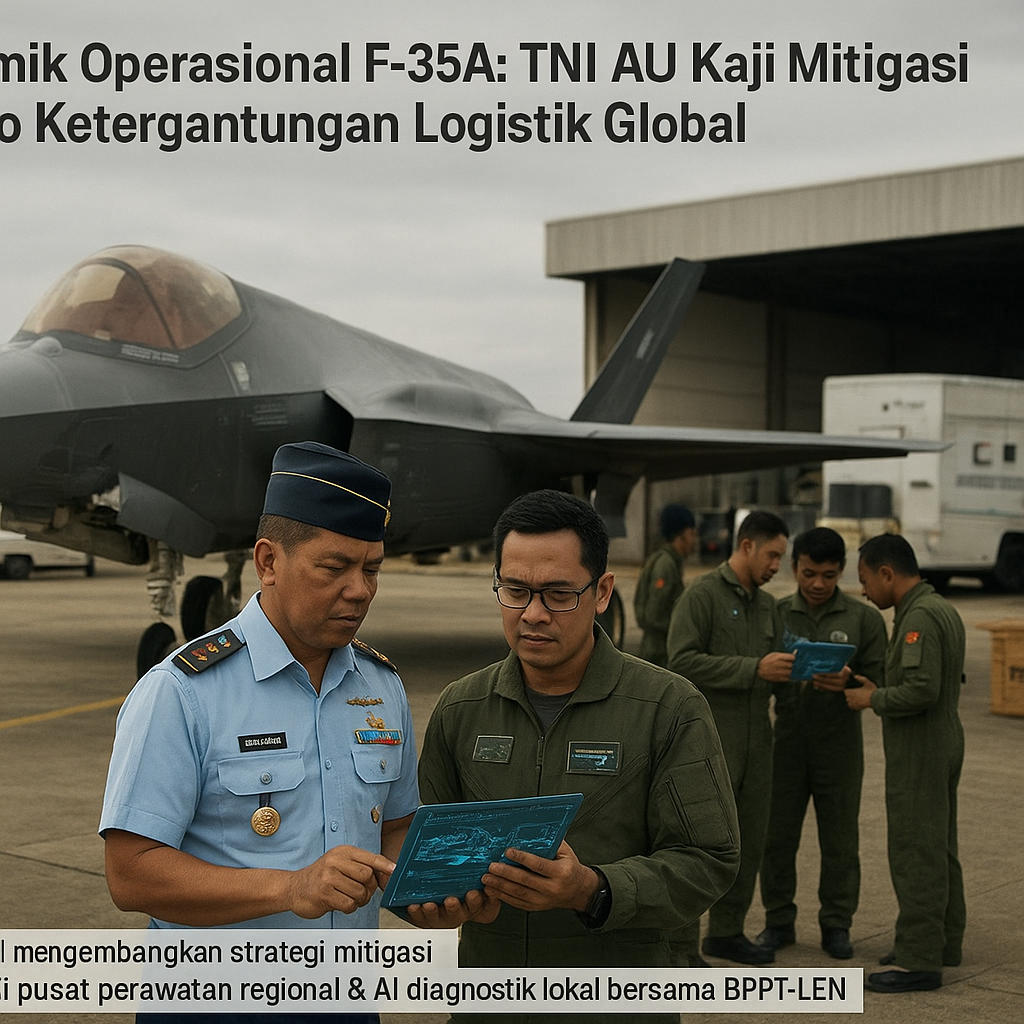 Polemik Operasional F-35A: TNI AU Kaji Mitigasi Risiko Ketergantungan Logistik Global