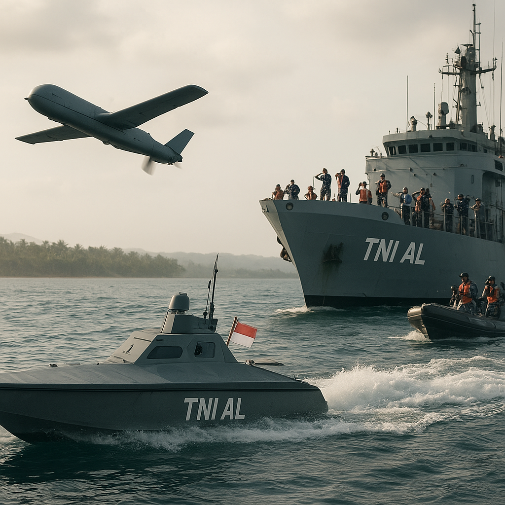 Gelar Kekuatan Latopsfib 2026: TNI AL Siap Ujicoba Drone Kamikaze dan USV dalam Skenario Amfibi Terintegrasi