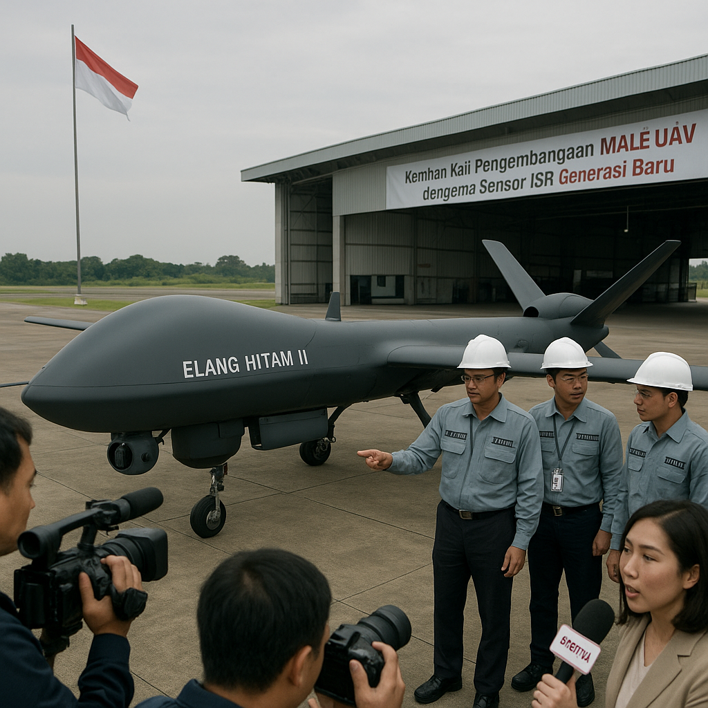 Kemhan Kaji Pengembangan Medium Altitude Long Endurance (MALE) UAV 'Elang Hitam II' dengan Sensor ISR Generasi Baru