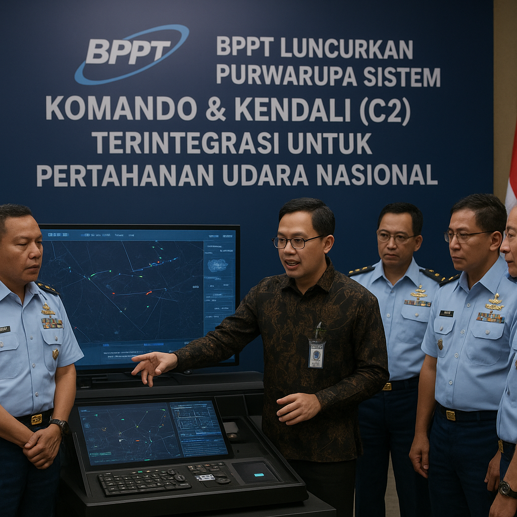 BPPT Luncurkan Purwarupa Sistem Komando & Kendali (C2) Terintegrasi untuk Pertahanan Udara Nasional