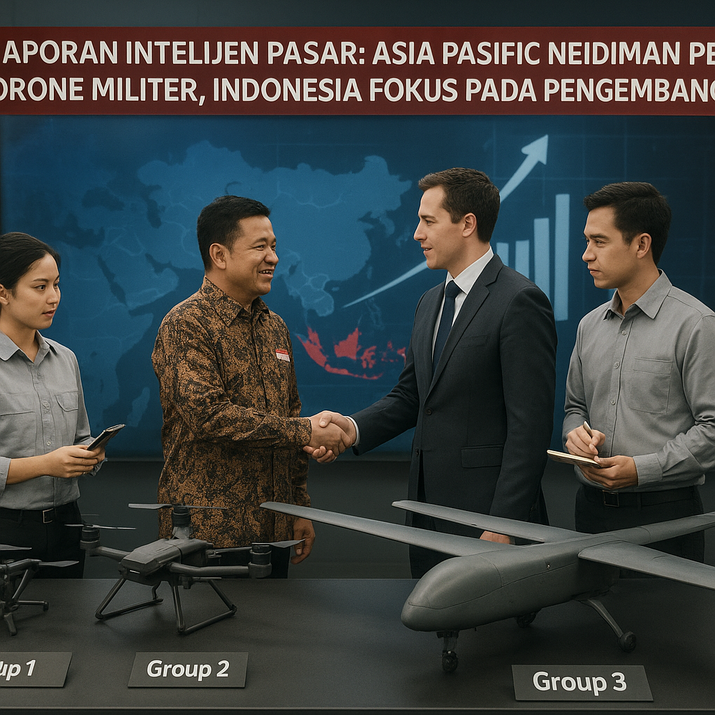 Laporan Intelijen Pasar: Asia Pasifik Dominan Pembelian Drone Militer, Indonesia Fokus pada Pengembangan dan Kemitraan