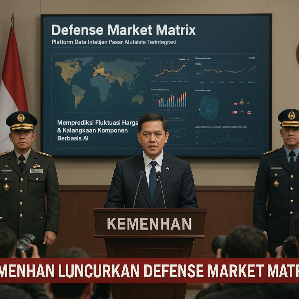 Kemenhan Luncurkan Platform Data Intelijen Pasar Alutsista Terintegrasi 'Defense Market Matrix'