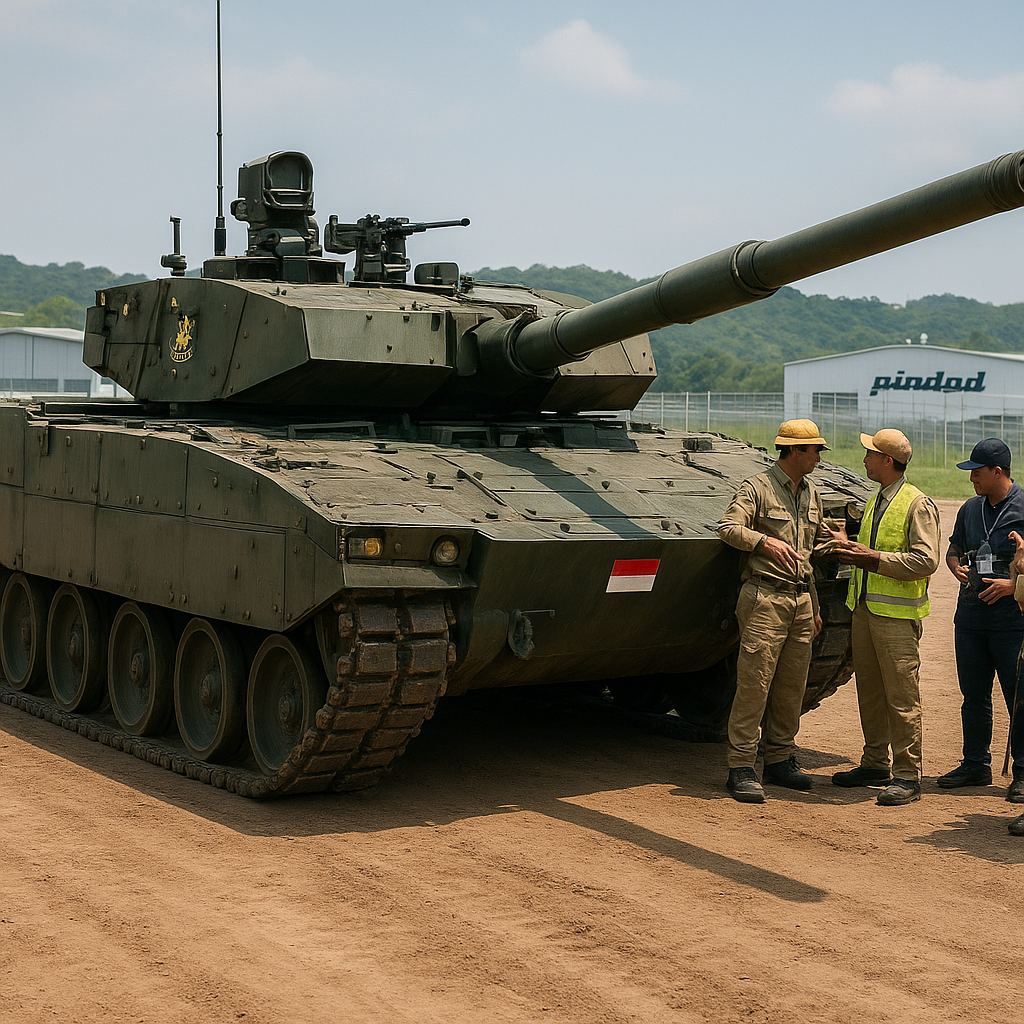 Pindad Selesaikan Produksi Purwarupa Tank Medium Harimau II dengan Senapan Utama 120mm Smoothbore