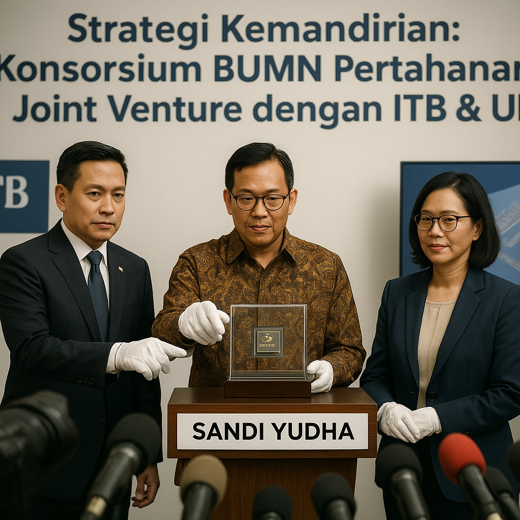 Strategi Kemandirian: Konsorsium BUMN Pertahanan Bentuk Joint Venture dengan Universitas untuk Pengembangan Chip Militer 'Sandi Yudha'