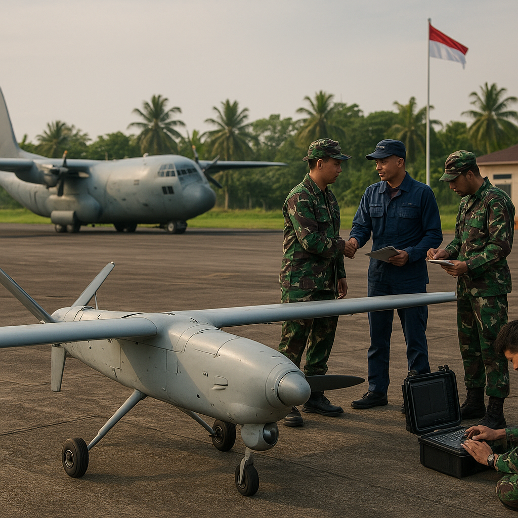 Drone Orlan-10E Rusia Dihadirkan di Indonesia untuk Latihan Bersama Pesawat Nirawak