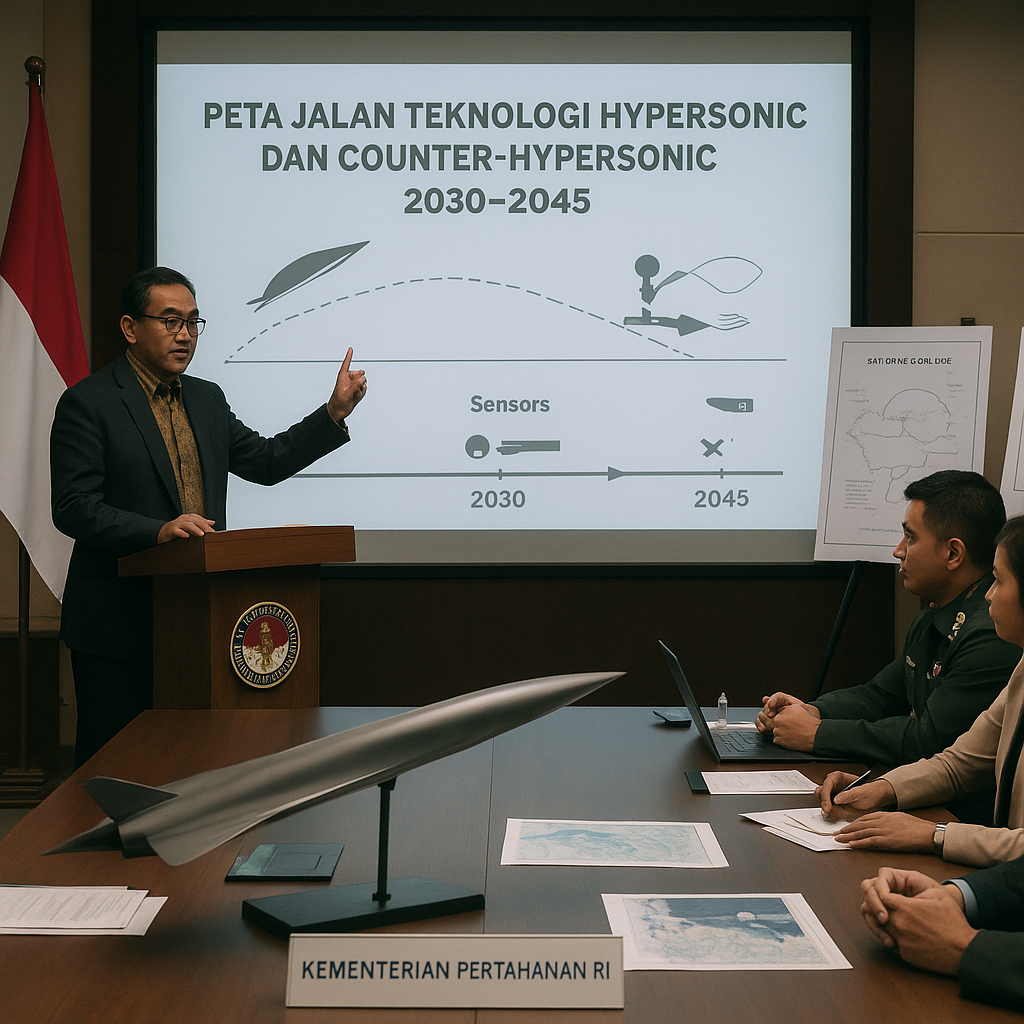 Kemhan Gelar Workshop Penyusunan Peta Jalan Teknologi Hypersonic dan Counter-Hypersonic 2030-2045