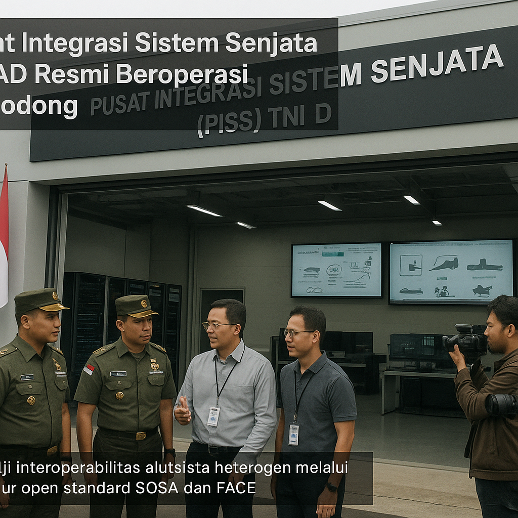 Pusat Integrasi Sistem Senjata TNI AD Resmi Beroperasi di Cilodong, Fokus Uji Interoperabilitas Alutsista Heterogen