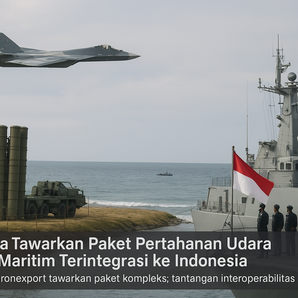 Rusia Tawarkan Paket Pertahanan Udara dan Maritim Terintegrasi ke Indonesia, Soroti Su-57E hingga S-400