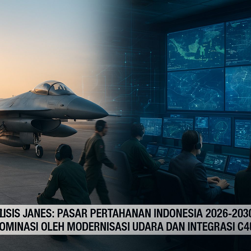 Analisis Janes: Pasar Pertahanan Indonesia 2026-2030 Didominasi oleh Modernisasi Udara dan Integrasi C4ISR