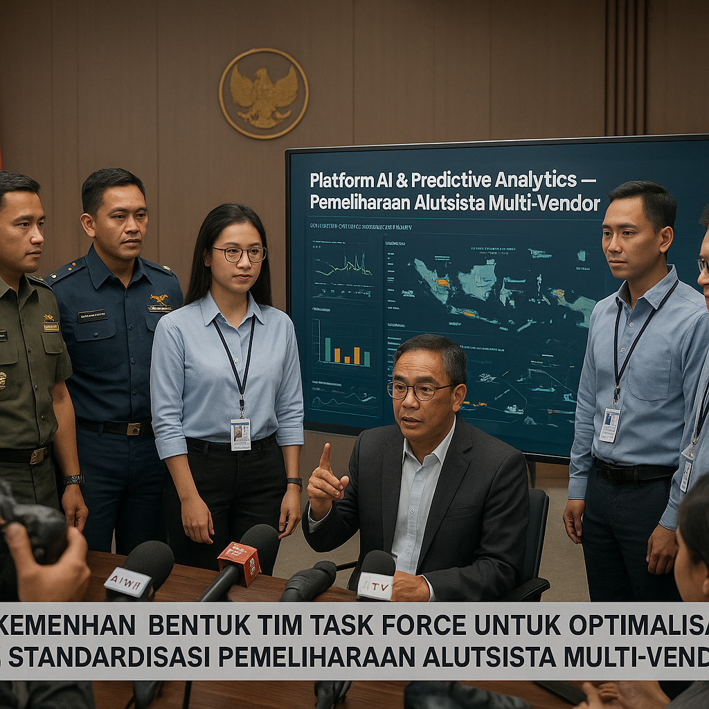 Kemenhan Bentuk Tim Task Force untuk Optimalisasi dan Standardisasi Pemeliharaan Alutsista Multi-Vendor