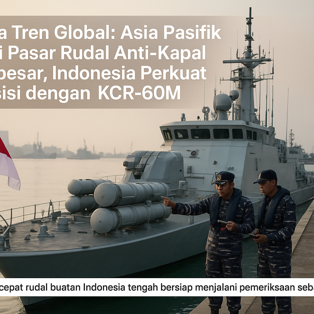 Data Tren Global: Asia Pasifik Jadi Pasar Rudal Anti-Kapal Terbesar, Indonesia Perkuat Posisi dengan KCR-60M
