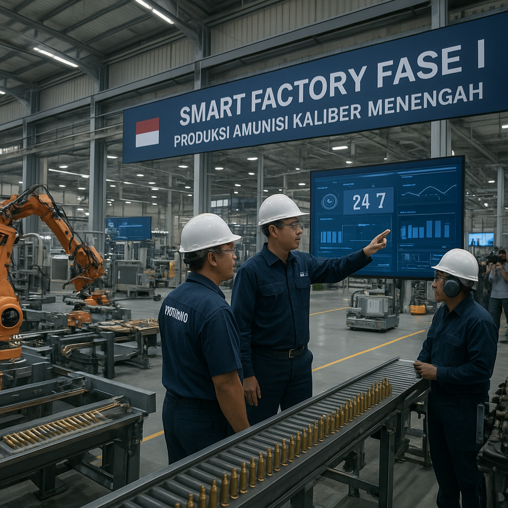 Optimalisasi Rantai Pasok: PT Pindad Bangun Smart Factory untuk Produksi Amunisi Kaliber Menengah Secara Kontinu