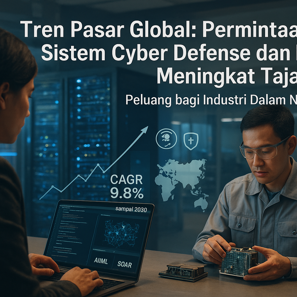 Tren Pasar Global: Permintaan Sistem Cyber Defense dan EW Meningkat Tajam, Peluang bagi Industri Dalam Negeri