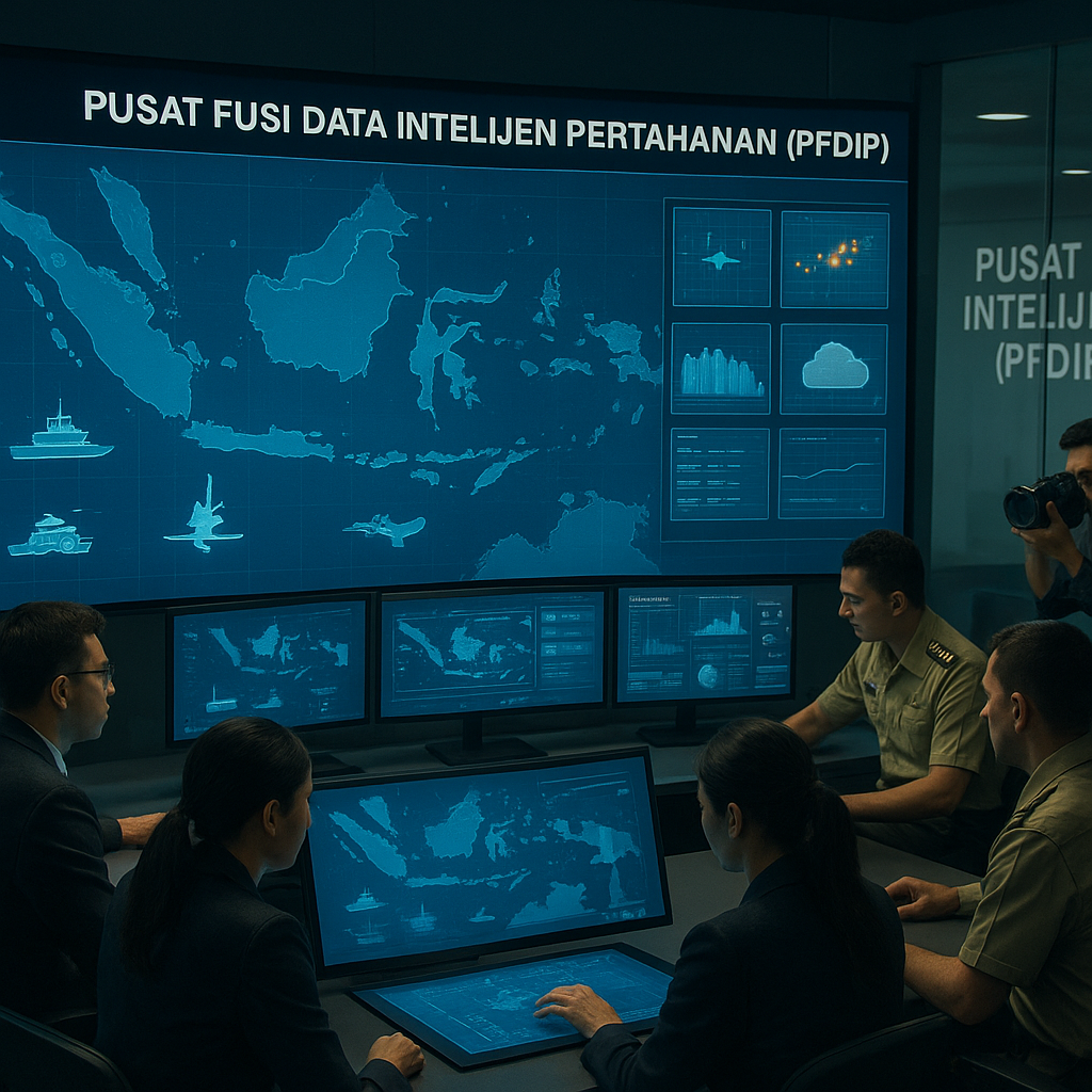 Pusat Fusi Data Intelijen Pertahanan Resmi Dioperasikan, Integrasikan Sensor Darat, Laut, Udara, dan Angkasa