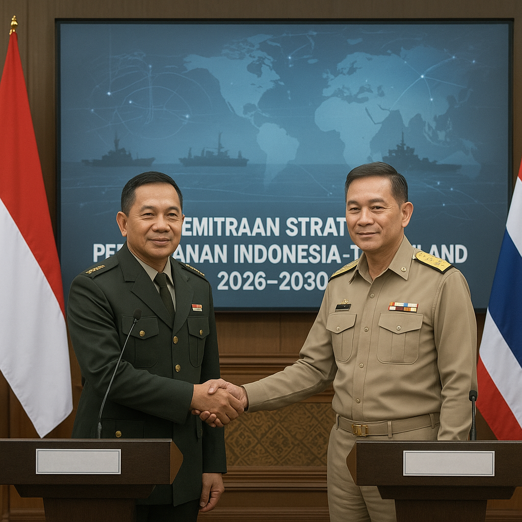 Indonesia-Thailand Naikkan Status Kerja Sama Pertahanan ke Kemitraan Strategis 2026-2030