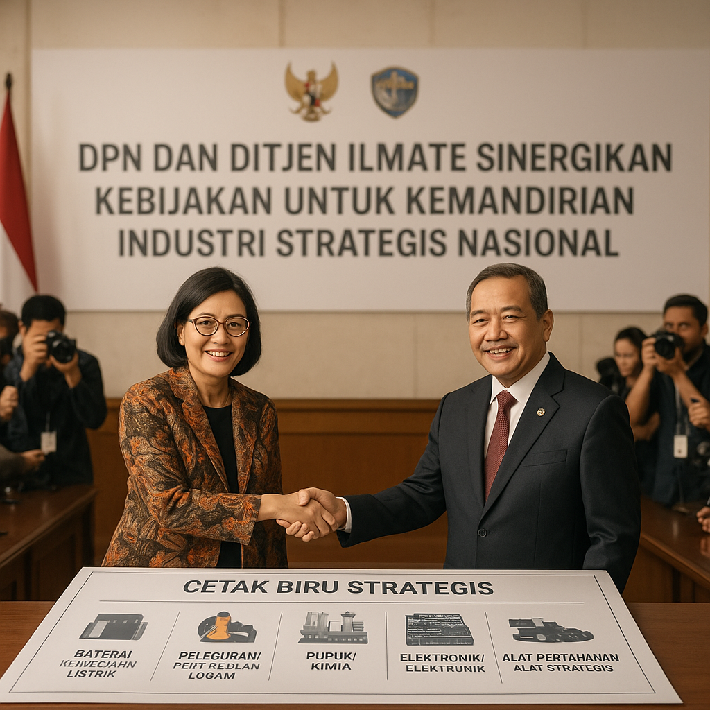 DPN dan Ditjen ILMATE Sinergikan Kebijakan untuk Kemandirian Industri Strategis Nasional